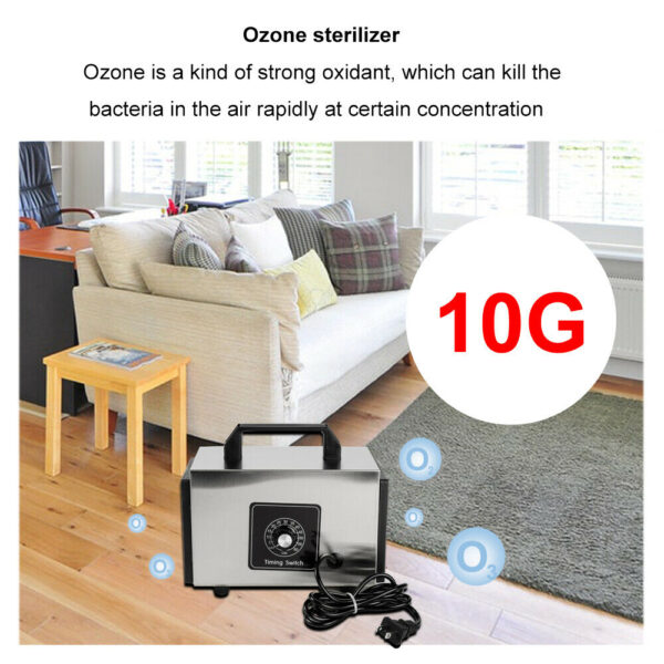ShockOzone Disinfecting Ozone Machine Machine Purifier Air Cleaner Disinfection Clean 10g/h